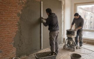 mortero en Las Navas